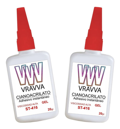 Cianoacrilato Adhesivo Pegamento St 416 Viscosidad Alta 20gr