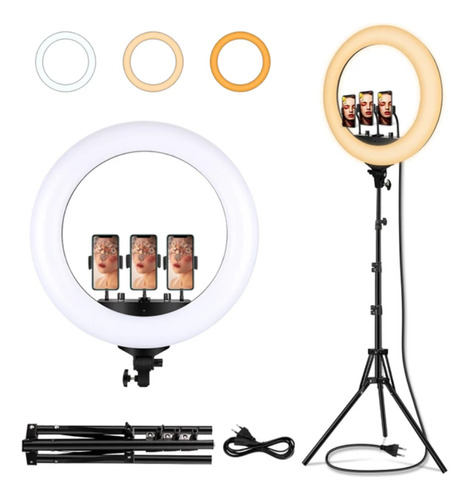 Ring Light 48cm 19 Polegadas Rl18 45w Rl-18 + Tripe +brinde