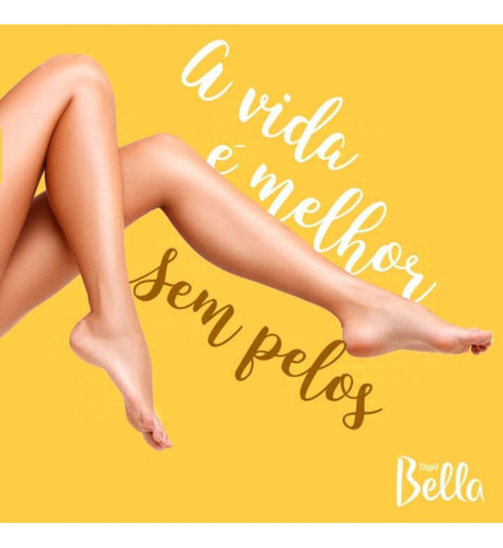 Cera Depilatória Quente - Algas Com Menta - Depil Bella 500g