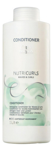 Wella Nutri Curls Acondicionador X 1000ml