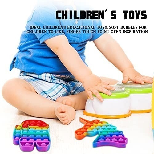 Imagen 7 de 7 de Juego De Juguetes Sensoriales Veggicy Pop Fidget, Juego De Y