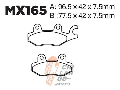 Balatas Tra. Daelim S3 125 (sv 125) 10-11