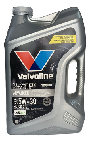 Aceite Valvoline Synpower Advanced 5w30 5l Sintetico Dexos1