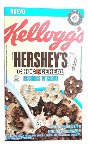 Kellogg´s Hershey´s Chococereal Cookies´npcreme X 310 G