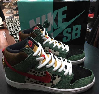 nike dunk high mujer marron