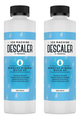 Cleaner/descaler De Máquina De Hielo De 2 Paquetes - 8 Usos