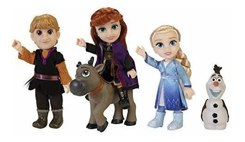 El Juego De Regalo De 2 Muñecas Pequeñas Incluye Elsa...