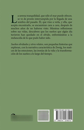 Libro: Sueños Olvidados Y Otros Relatos Autor: Stefan Zweig