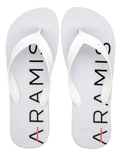 Chinelo Sandália Aramis Masculino Branco 61 Liso