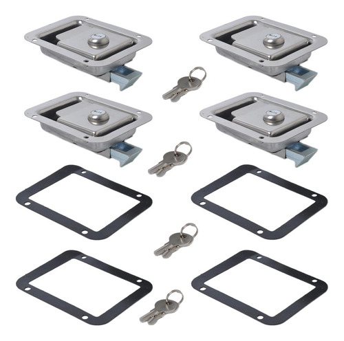 4x Cerradura De Puerta Caja De Herramientas Para Remolque