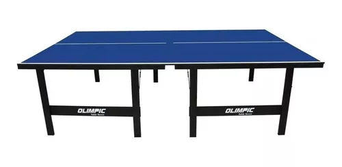 Mesa de ping pong Klopf 1014 Olimpic fabricada em MDP cor azul