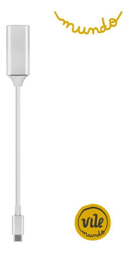 Imagem 3 de 5 de Usb Tipo C Para Hdmi Adaptador 4k 18cm