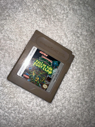 Videojuego Gameboy Tortugas Ninja Fall Of The Foot Clan Og (Usado)