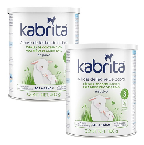 Kabrita Fórmula De Continuación Para Niños 1 A 3 Años X2