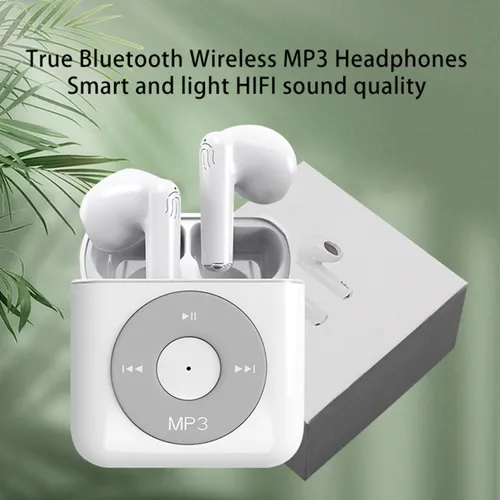 Auriculares Inalámbricos Crystally-mp3 Con Reproductor De Mú