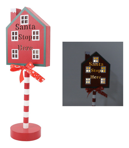 Letrero Led S De Papá Noel Para Navidad
