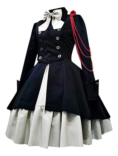 Vestido Victoriano De Cintura Kawaii Girl Gothic Lolita