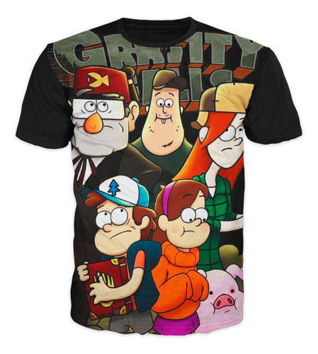 Camiseta De  Dipper Stan Ford Soos Adultos Niño Gravity Fall