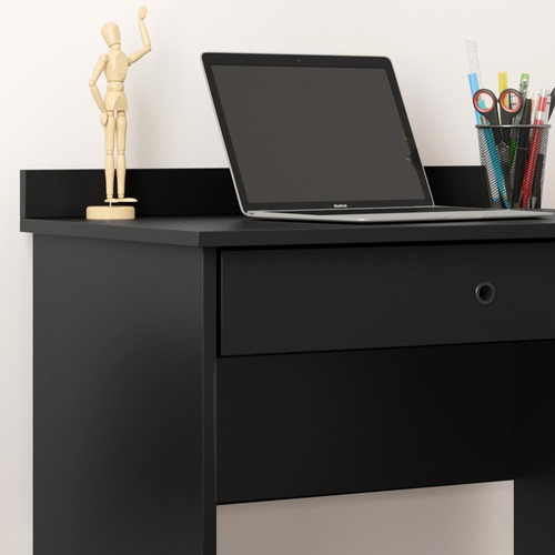 Mesa Para Computador Ou Notebook Com Gaveta Prisma - Preto