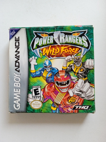 Power Rangers Wild Force Game Boy Advance Original 