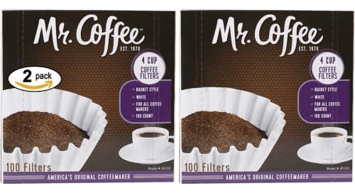 100 Count 4 Cup Coffee Filter For Mr. Coffee - Pack Of ..