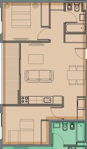 Venta Departamento 3 Ambientes