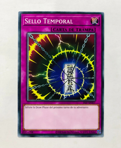 Sello Temporal. Yugioh!