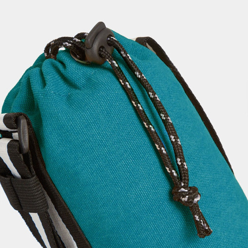Travelon Bolsa Porta Botella De Agua Coastal Color Azul Acabado De Los Herrajes Níquel Color Azul Laguna Correa De Hombro Bicolor Negro/blanco Diseño De La Tela Lisa