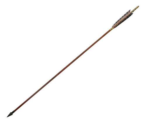 Flechas De Bambú 33 8mm Acero Para Arco Largo Recurve Color