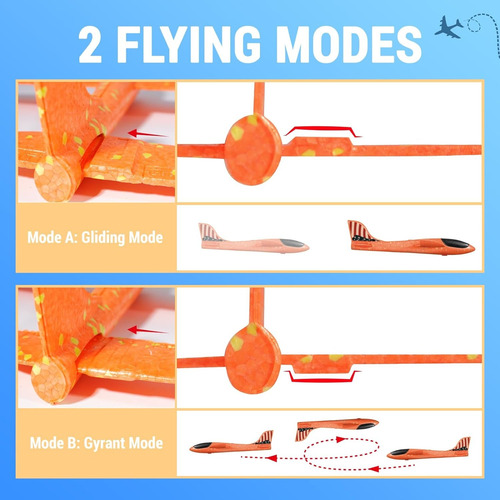 Juguete Pistola Lanzador De Aviones De Anime ( 4 Aviones )