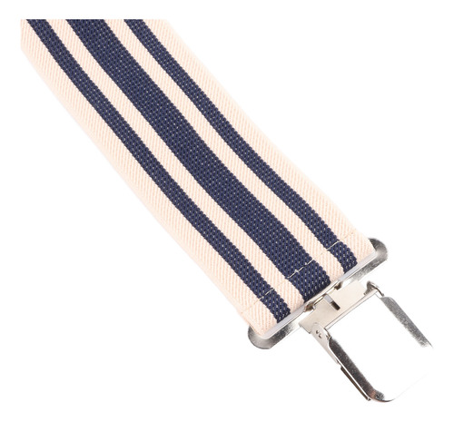 Tirantes Para Hombre Con 4 Clips, Elegantes Rayas, Anchas Y
