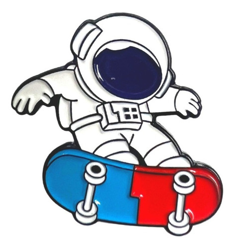 Pin Broche Astronauta Skate Xz5450