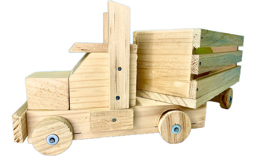 Carrito De Madera Rustico Elaborado Artesanalmente