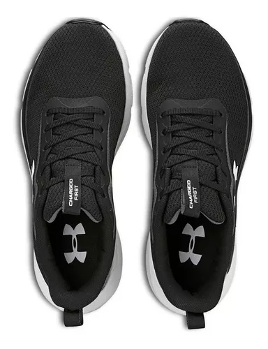 Tênis De Corrida Masculino Under Armour Charged First Preto - R$ 279,1