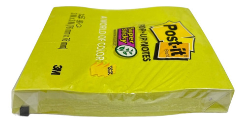 Notas Adhesivas Refill Dispensador 3m Post It Pop Up Green