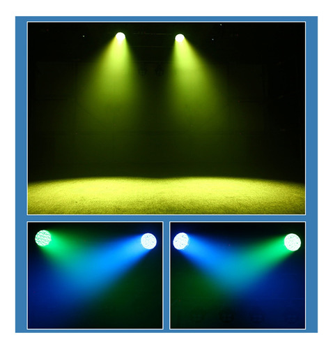 Luz Principal Móvel Com Zoom Led 36x10w Rgbwa+uv 4 Em 1