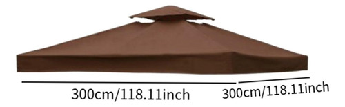 Cubierta Superior De Repuesto Para Toldo, 10 × 10 Cm, Para P