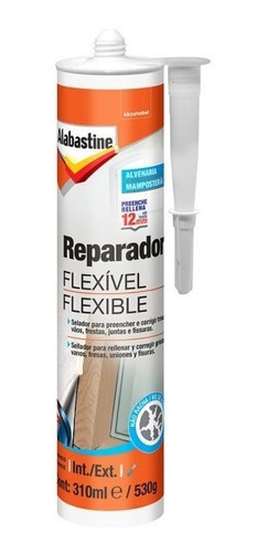 Sellador Alabastine Reparador Flexible - 310 Ml Alba 12mm