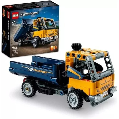 Lego Technic 42147 Dump Truck Camión Grúa 177 Piezas Origina