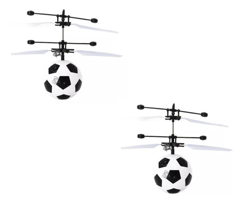 Mini Drone Balon Helicoptero Vuela Inducción Luz Juguete X2