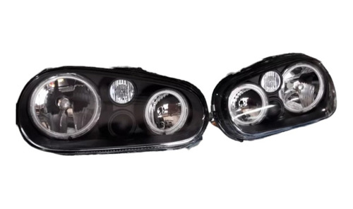 Faros Golf A4 Con Ojo De Angel 