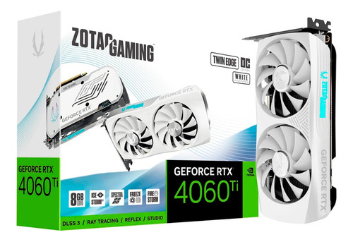 Tarjeta De Video Zotac  Rtx 4060ti 8gb Twin Edge Oc White Ed