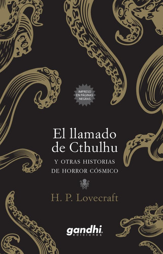 El Llamado De Cthulhu Y Otras Historias De Horror Cósmico, De H.p. Lovecraft. Editorial Gandhi Editores, Tapa Blanda, Edición 2019 En Español, 2019