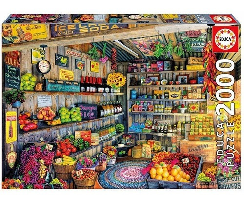 Puzzle Rompecabeza Educa X 2000 Tienda Comestible 17128