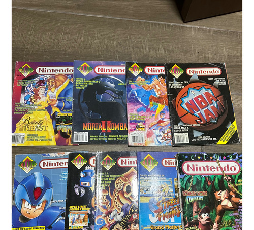 Lote Revistas Club Nintendo Año 3 México Gus Originales