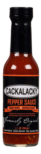 Salsa De Pimienta Cackalacky 148 Ml Sabor Picante Natural