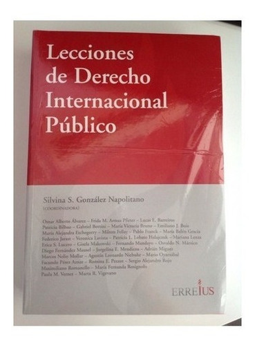 Libro -  Lecciones De Derecho Internacional Publico De 