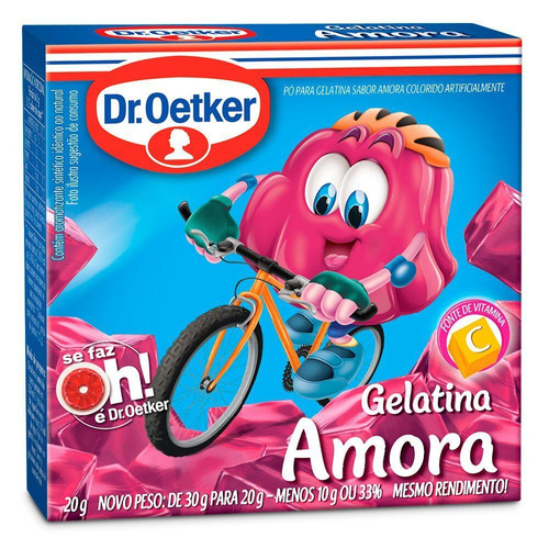 Gelatina de Amora Dr.Oetker 20g