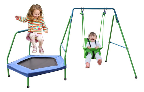 Juego De Cama Elástica Niños 2 1, Cama Elástica Niñ...