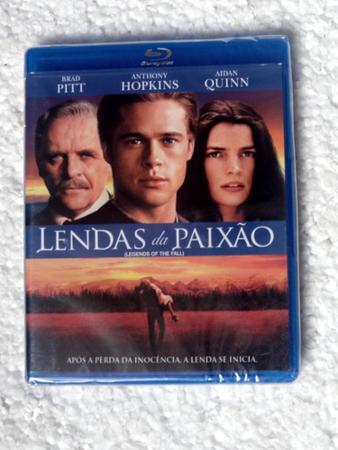 Blu Ray Lendas Da Paixão / Brad Pitt Novo Original Lacrado